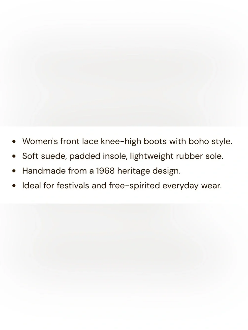 Minnetonka Women's Over-the-Knee Fringe Lace-Up Boots — Brown Suede